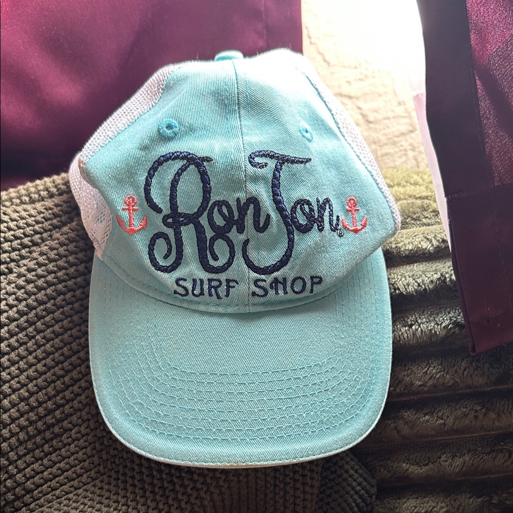 Ron Jon Surf Shop Embroidered Light Blue Cap